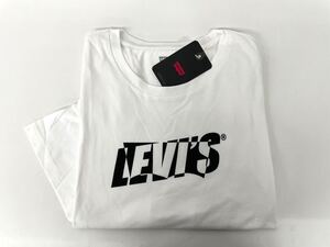 新品■Levis リーバイス メンズ 半袖シャツ Tシャツ XL (XXL) 白 ホワイト 大きいサイズ ロゴ