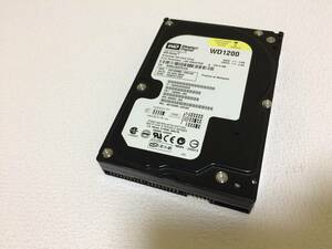 中古品 WESTERN DIGITAL WD Caviar WD1200 120GB PATA(IDE)接続 現状品