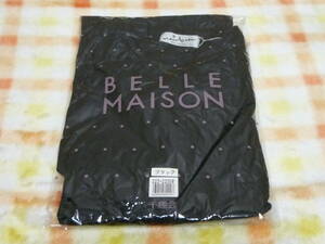 婦人洋品　長袖シャツ　黒　Ｌサイズ　綿100％　BELLE　MAISON　千趣会　新品未使用