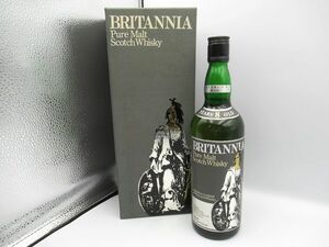 ▲▲未開栓品 古酒 長期保管品 ブリタニア ピュアモルト スコッチウイスキー BRITANNIA 8年 YEARS 8 OLD 箱付き 760ml 43％▲▲