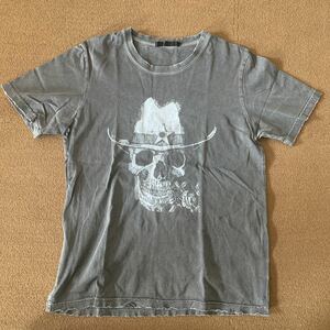 RICO リコ スカル 染め Tシャツ Sサイズ 中古