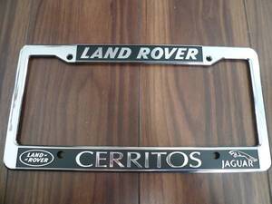 ■新品U.S.ランドローバー【LAND　ROVER】カリフォルニア輸入ナンバーフレームCrt限定■