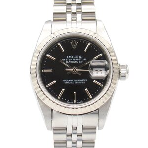 ロレックス デイトジャスト Y番 ブランドオフ ROLEX K18WG（ホワイトゴールド） 腕時計 WG/SS 中古 レディース