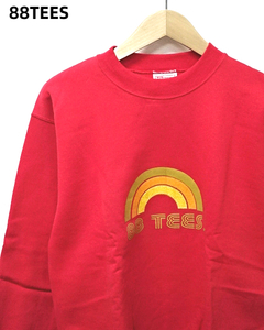 S 未使用【Hanes × 88Tees スウェット Red 88ティーズ スウェット アメカジ ハワイ オールド 90s 90