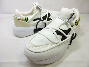 未使用 【ディアドラ ヘリテージ diadora HERITAGE】 175156/20006 レザー切替 スニーカー 靴 (メンズ) size27 ホワイト ■15MZA5459■