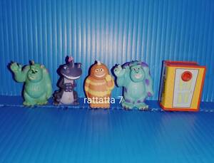 ☆Disney☆Monsters,Inc☆モンスターズインク☆サリー☆ランドール☆カチカチムービー☆セット☆ミニチュア☆ディズニー☆ピクサー