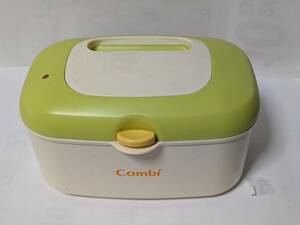 ★USED＆おまけ付！【コンビ Combi おしり拭きあたため器 クイックウォーマー フレッシュ グリーン】