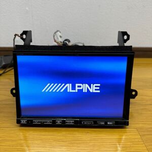 中古ALPINE アルパイン　VIE-X088V　フルセグ/CD/DVD/SD/USB/Bluetooth　動作確認OK　トヨタアルファードナビ