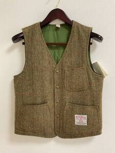 未使用！RRL Reversible Harris Tweed VEST ダブルアールエル リバーシブル ハリスツイード ベスト US-M