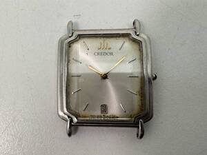 H0612-16 1864【1円スタート】腕時計　セイコー　SEIKO　クレドール　CREDOR　9579-5000　スクエア　クォーツ　デイト　メンズ