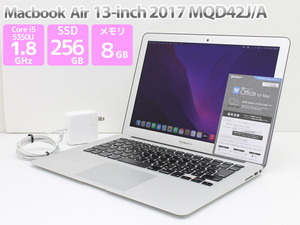 Apple Macbook Air 13-inch, 2017 MQD42J/A WPS Office付き Core i5 5350U 1.8GHz メモリ8GB SSD256GB A1466 Cランク E84H 中古