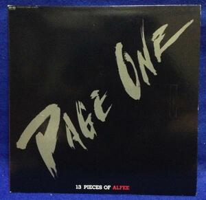 LP 邦楽 ALFEE / PAGE ONE