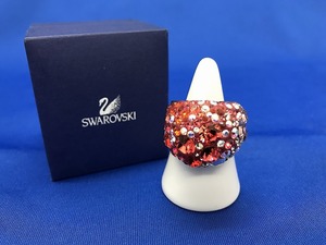 スワロフスキー SWAROVSKI 圧倒的存在感！上品でエレガントなお洒落の魅力 キレイめコーデと相性抜群！リング指輪 EU58号 約17号