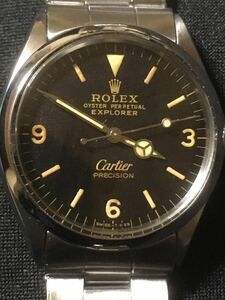 ◆送料無料 Rolex Cartier Double name Explore ロレックスとカルティエ ダブルネーム エクスプローラー5500 ボーイズサイズ　応相談