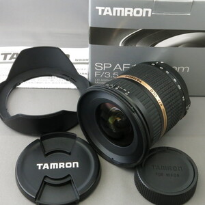 【美品】TAMRONタムロン　ニコン用10-24mmF3.5-4.5DiII B001　NIKONニコンFマウント★NO.8721