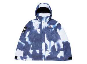 SUPREME THE NORTH FACE Bleached Denim Print Mountain Jacket Indigoシュプリームノースフェイスデニムプリントマウンテンジャケット