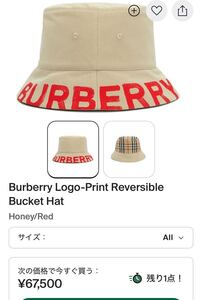 burberry バケハ　Lサイズ　 バケットハット　gucci cerine prada