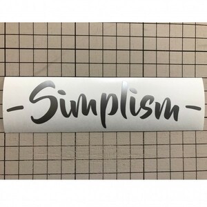 シンプリズム Simplism カッティングステッカー シンプル ②