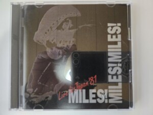 送料無料　CD2枚組　帯付き　MILES DAVIS マイルス!マイルス!マイルス!〜マイルスデイビスライヴインジャパン81　