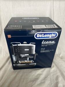 未使用品 DeLonghi デロンギ アイコナ コーヒーメーカーECO310BK エスプレッソ カプチーノメーカー エスプレッソマシン ブラック 家電