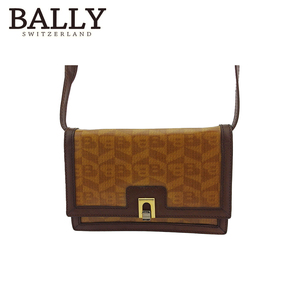 バリー ショルダーバッグ 2WAY クラッチ バッグ レディース B柄 BALLY 中古