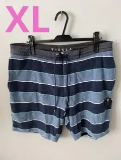 ヴィスラ　vissla　ハーフパンツ XL  35-36   ストライプ