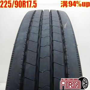 中古タイヤ 225/90R17.5 127/125L ダンロップ エスピー122 サマータイヤ 1本単品 フォワード 中古 17.5インチ