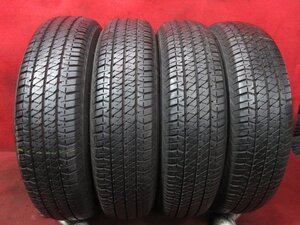 タイヤ 4本 175/80R16 ブリジストン デューラー DUELER H/T 684 II 2020年 ジムニー バリ バリ山 溝アリ 送料無料★14224T