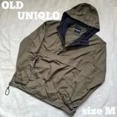 OLD UNIQLO オールドユニクロ アノラックパーカー ナイロン カーキ M