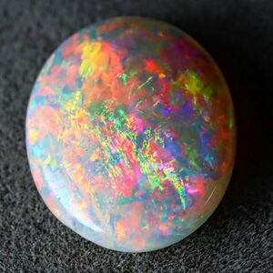 2.370ct 天然ホワイトオパール オーストラリア 遊色抜群 最高品質〔Australia White opal 宝石 jewelry 裸石 ナチュラル loose ルース〕