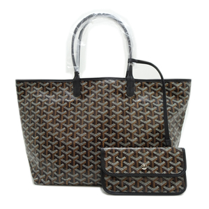 ［銀座店］GOYARD ゴヤール サンルイ PM STLOUIPMLTY01CL01P トートバッグ ゴヤールディン ブラック系 DH85208