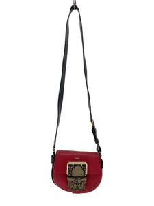 FURLA◆ショルダーバッグ/レザー/RED