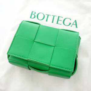 【特別価格】BOTTEGA VENETA CANDY CASSETTE イントレチャート キャンディ カセット バッグ グリーン サイズ ユニセックス表記なし