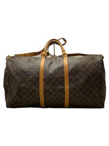 LOUIS VUITTON◆キーポル・バンドリエール60_モノグラム・キャンバス_BRW/PVC/BRW