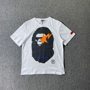 【人気デザイン】 a bathing ape tシャツ アベイシングエイプ bape T 半袖メンズ レディース 男女兼用