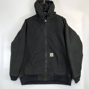 Carhartt カーハート アクティブジャケット ブラック フード XLサイズ 02136