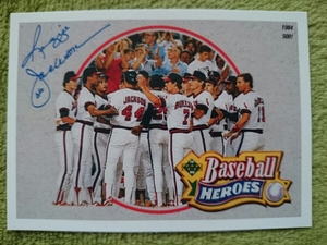 ★インサート REGGIE JACKSON UPPER DECK 1990 MLB #6 BASEBALL HEROES レジー ジャクソン CALIFORNIA ANGELS エンゼルス HOF UD 大リーグ