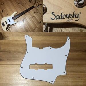 希少 Sadowsky NYC Will Lee 5Strings Vintage Pickguard サドウスキー ニューヨーク ウィル リー 5弦 ベース オリジナル ピックガード 白