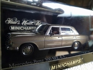 PMA 1/43 Mercedes Benz ベンツ 300SEL 6.3 1968-72 (ベージュM)