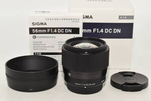 【特上品】 シグマ(Sigma) SIGMA シグマ マイクロフォーサーズ レンズ 56mm F1.4 DC DN MFT Contemporary ミラーレス 専用　#7467