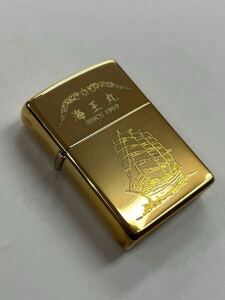 [未使用品] ZIPPO ジッポー 海王丸 F　X オイルライター ゴールド 喫煙具 煙草 タバコ その他　レア　希少