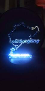 ニュルブルクリンク　サーキット　スポーツカー　アクリル　サインボード　LED　ディスプレイ