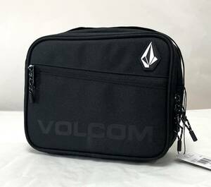 VOLCOM ボルコム VMXX032ME7-BLK③ ランチボックス LunchBox 旅行や小物入れにも便利 ロゴもの ブラック色 ヴォルコム 新品 即決 送料無料