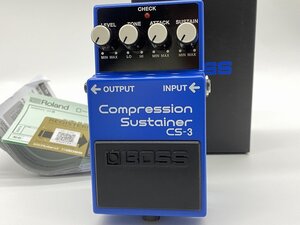 ■超綺麗【BOSS ボス CS-3 Compression Sustainer コンプレッサー コンプレッション・サスティナー 箱 取説 保証書付き】SH-19751