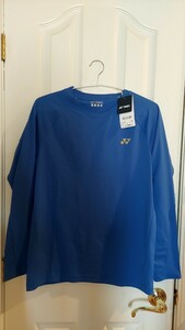 新品　ヨネックス　ブルー　長袖Tシャツ　size　S　　価格5720円