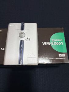 SONY WALKMAN WM-EX651 シルバー カセットウォークマン