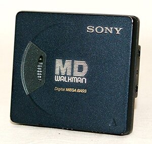 【中古】SONY　ソニー　MZ-E55 (ミッドナイトブルー)　ポータブルMDプレーヤー　MDLP非対応　（MD再生専用機/MDウォークマン）