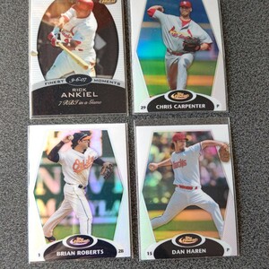 MLB RICK ANKIEL CHRIS CARPENTER BRIAN ROBERTS DAN HAREN 4枚セット