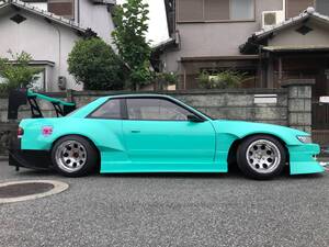 new　debut　漢前商会　S13シルビア　180SX　専用サイドステップD1GP　D1lights　FDJ　drift　国内生産ハイクオリティー