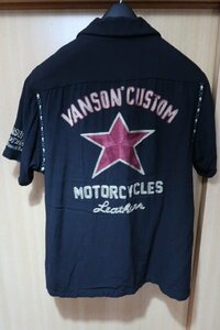 VANSON　バンソン　ボーリングシャツ　Lサイズ